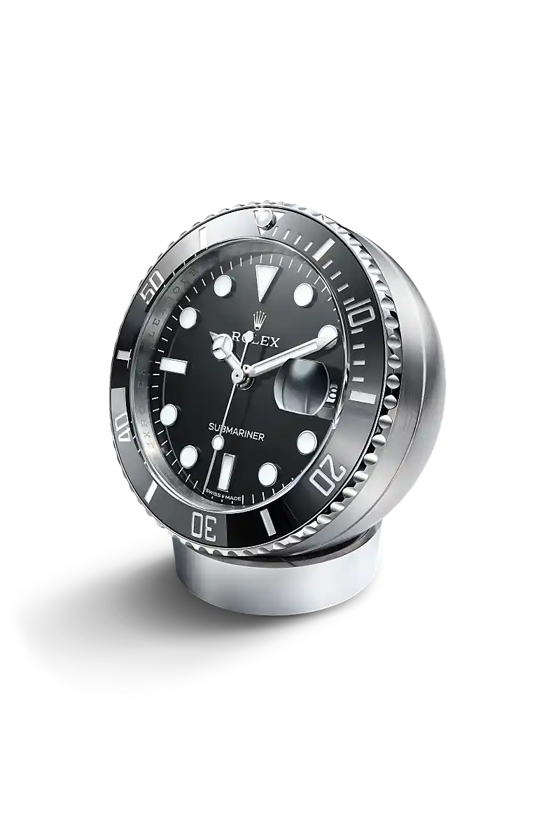Rolex Submariner Date desk clock Stainless steel