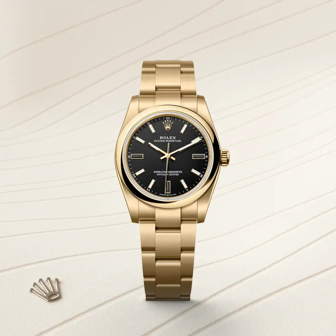 Oyster Perpetual 34 m124208-0001 Upright