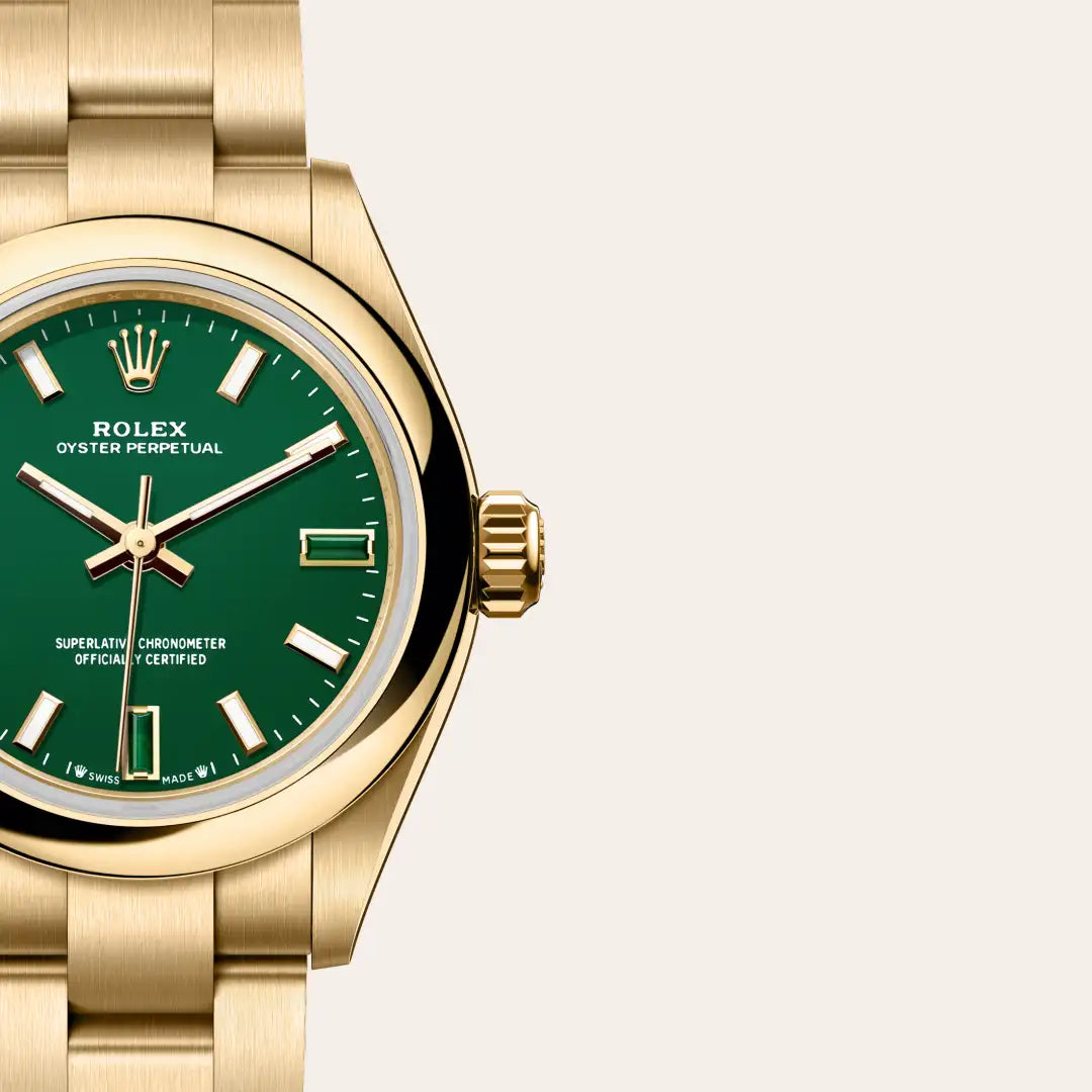 Oyster Perpetual 28 m276208-0002 Green Seal