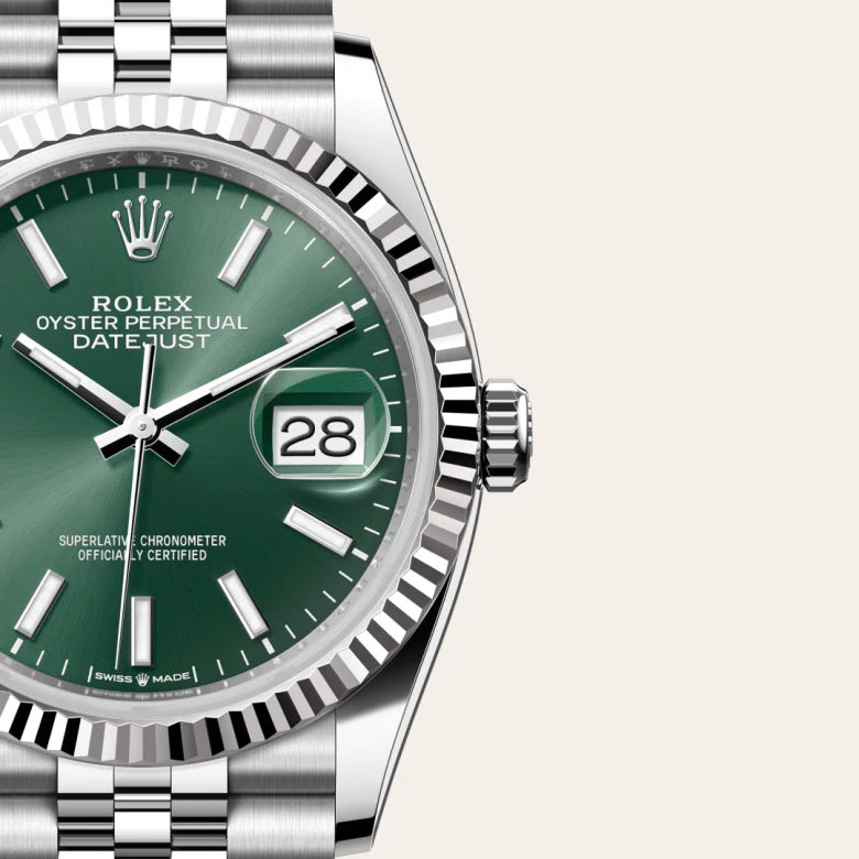 Datejust 36 m126234-0051 Green Seal