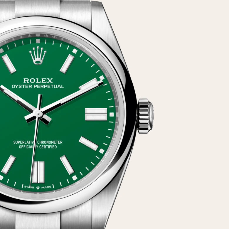 Oyster Perpetual 41 m134300-0004 Green Seal