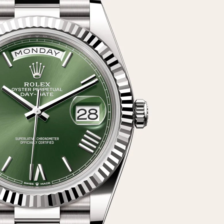 Day-Date 40 m228239-0033 Green Seal